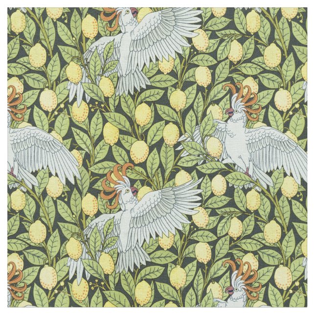 Tissu Cockatoo aux citrons (Fermer)