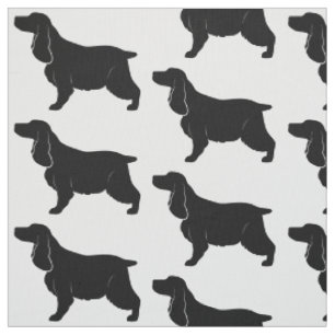 Tissu Cocker anglais en silhouette
