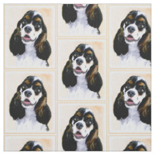 Tissu Cocker Spaniel (Parti) Peinture - Art original de