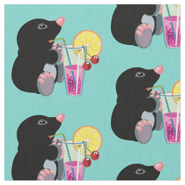 Tissu cocktail humoristique mole (Fermer)