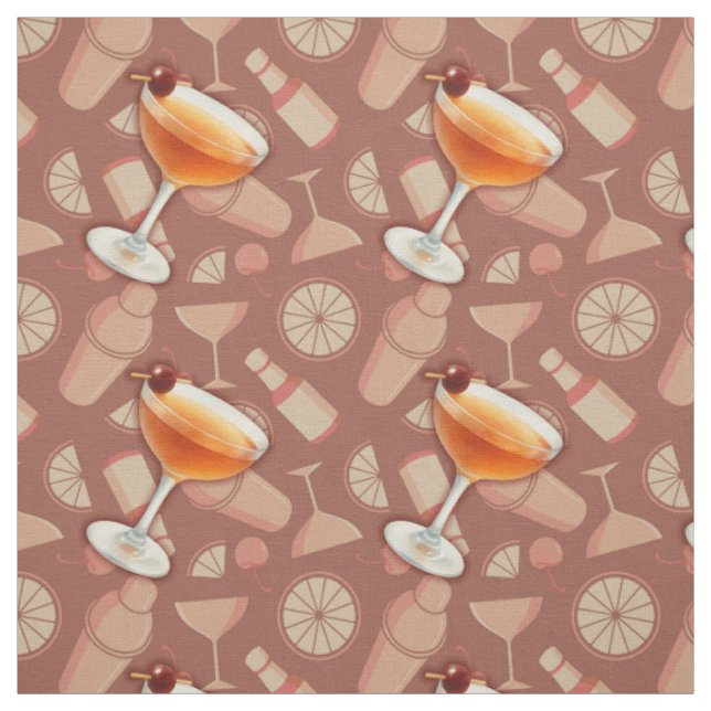 Tissu Cocktail Manhattan (Échantillon)