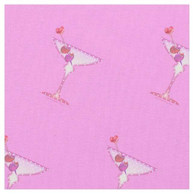TISSU - Cocktails MARTINI ROSE (Fermer)