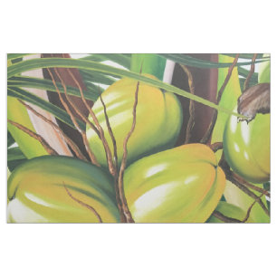 Tissu Cocotier vintage tropical