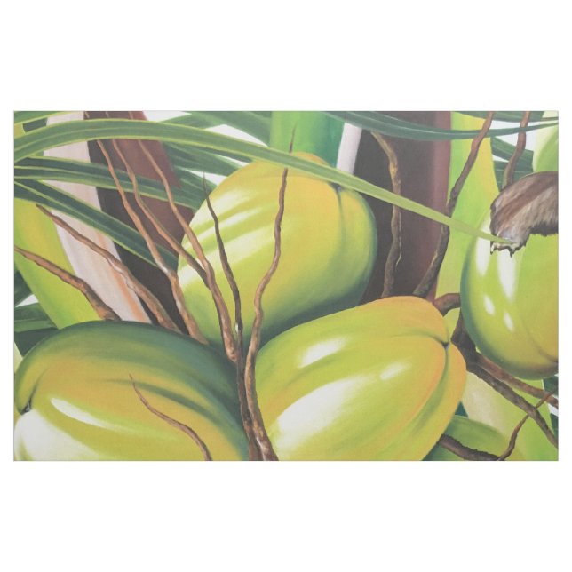 Tissu Cocotier vintage tropical (Fat Quarter)