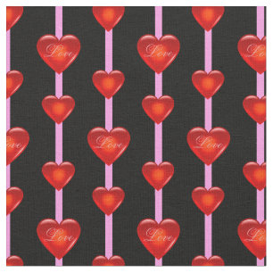 Tissu coeur/coeur/grand/petit coeur rouge/bande d'amour/