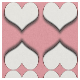 Tissu Coeur de carreaux