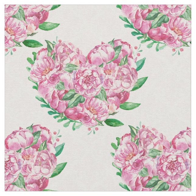 Tissu coeur de la tourbe d'aquarelle (Fermer)