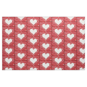 Tissu Coeur des fleurs