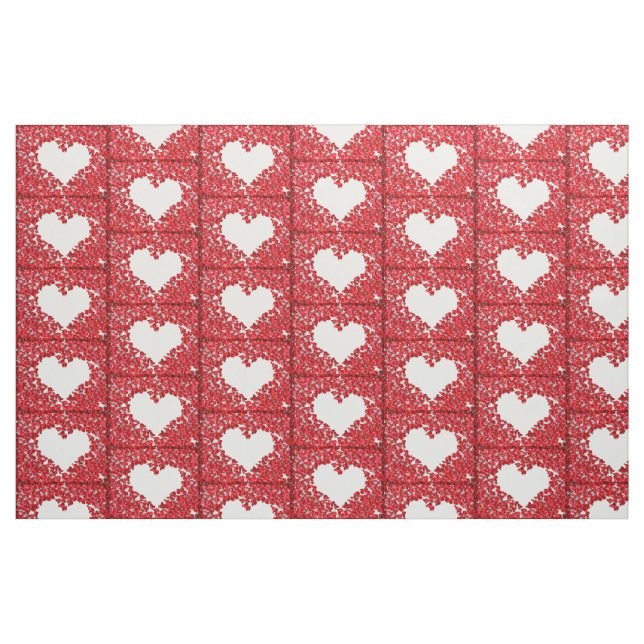 Tissu Coeur des fleurs (Fat Quarter)