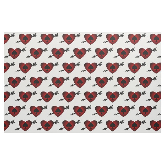 Tissu Coeur mignon Black Spade Thunder_Cove (Fat Quarter)