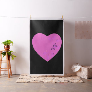 TISSU COEUR ROSE