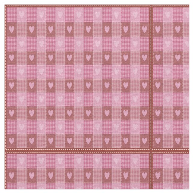 Tissu Coeurs de Saint-Valentin utilisés (Fermer)
