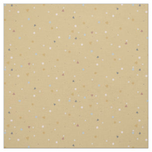 Tissu Coeurs dorés et muets gris et gris d'or terreux e