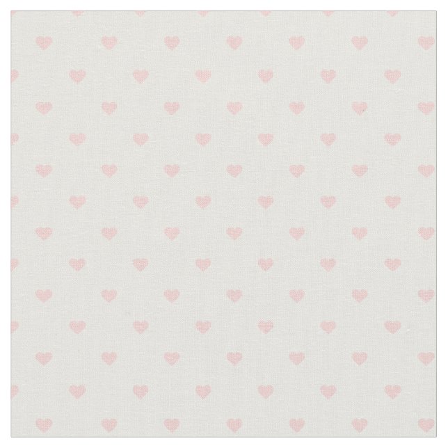 Tissu Coeurs Pots Rose Clair (Fermer)