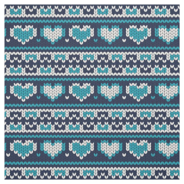 Tissu Coeurs tricot sans couture motif 2 + vos idées (Échantillon)