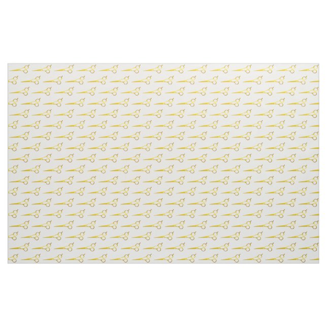 Tissu Coiffeur ciseaux motif coiffeur (Yard)