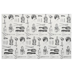 Tissu Coiffeur rétro coiffeur coiffeur barbier vintage