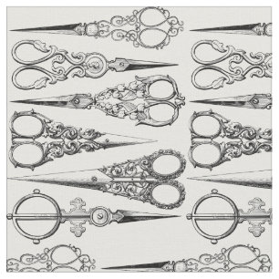 Tissu Coiffeur Vintage ciseaux coiffeur motif