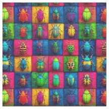 Coléoptères de carrelage de couleur