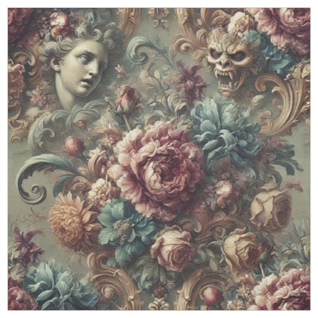 Tissu Colère affectueuse - Carreau de déclaration gothiq (Échantillon)