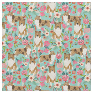 Tissu colimaçon à la menthe vintage