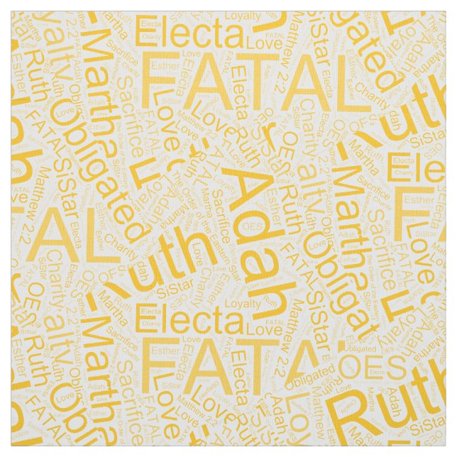 Tissu Collage OES Jaune (Échantillon)