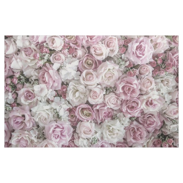 Tissu - Collage Rose victorien (Yard)