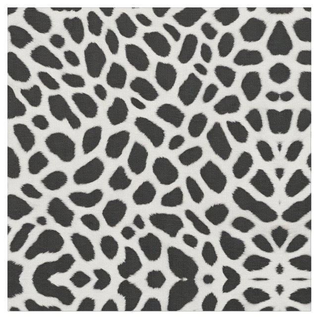 Tissu Collection élégante Leopard blanc tendance de luxe (Fermer)