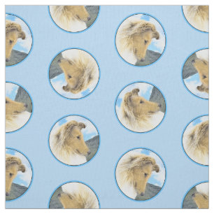 Tissu Collie Peinture Rough Sable Merle Original Chien A