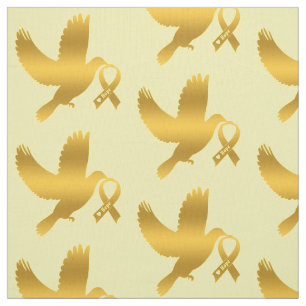 Tissu Colombe de ruban de conscience de Cancer d'enfance