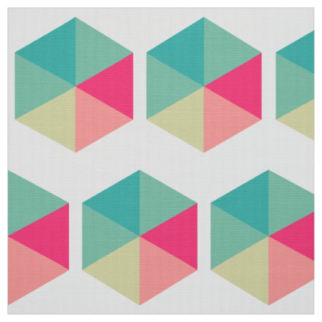 Tissu Color Hexagon 02 (Échantillon)