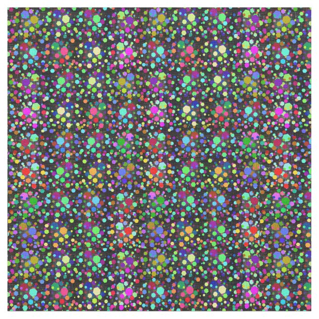Tissu coloré de confettis de partie (Fermer)