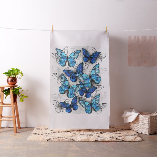 Tissu Composition des White and Blue Butterflies (In Situ)