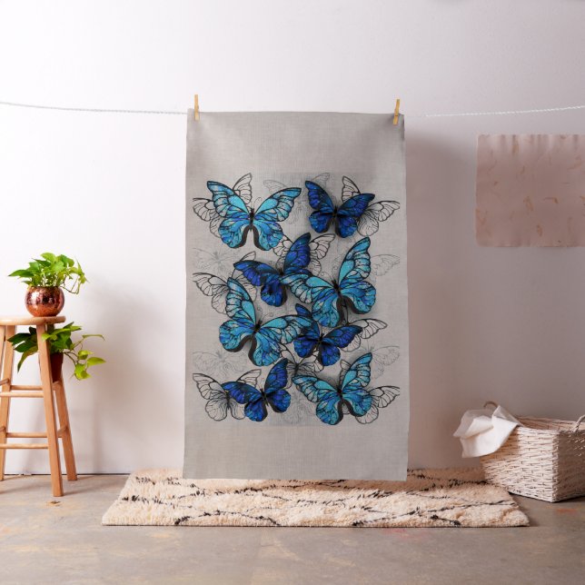 Tissu Composition des White and Blue Butterflies (In Situ)