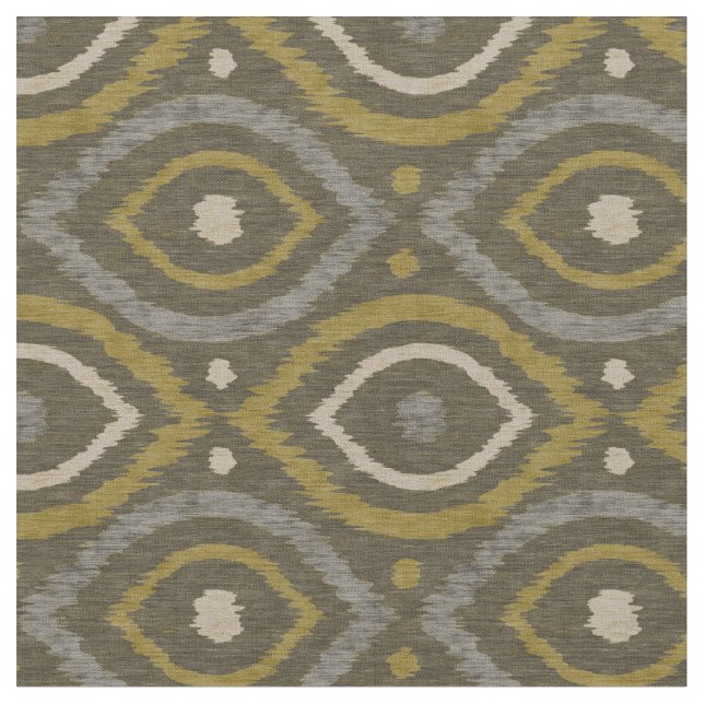 Tissu Conception abstraite rétro dans le style Ikat nava (Fermer)