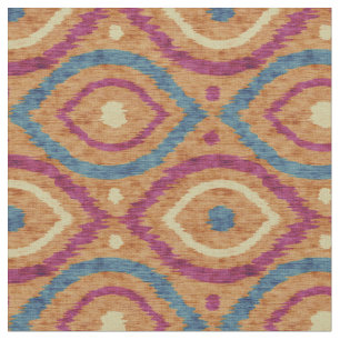 Tissu Conception abstraite rétro dans le style navajo Ik