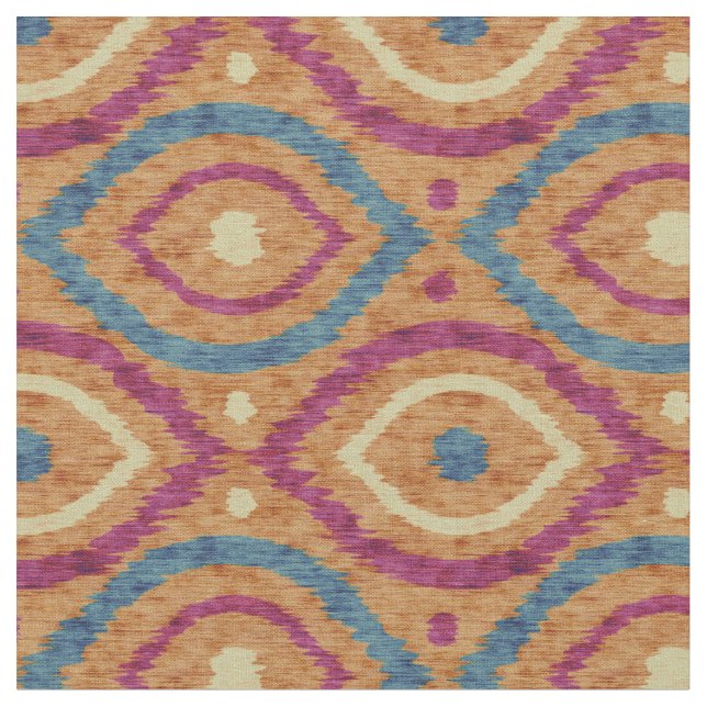 Tissu Conception abstraite rétro dans le style navajo Ik (Fermer)