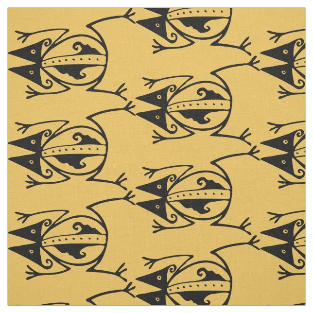 Tissu Conception aztèque antique d'art tribal de (Échantillon)