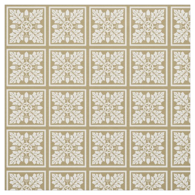 Tissu Conception de carreaux de tek et de maïs (Échantillon)