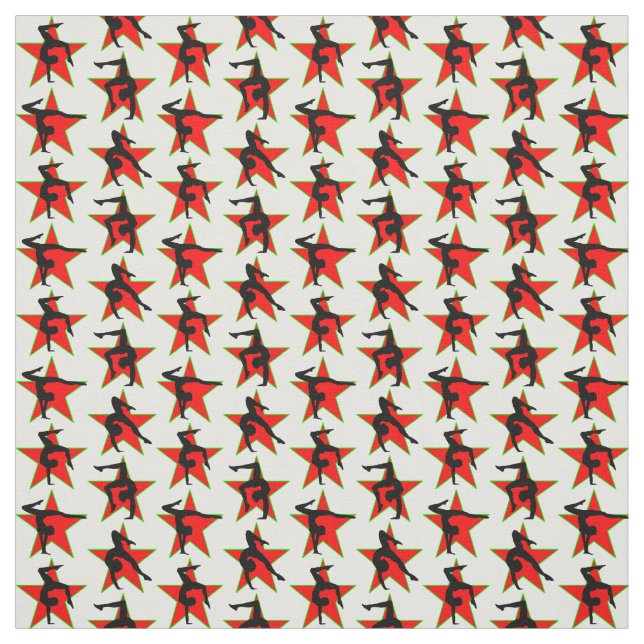 TISSU CONCEPTION DE GYMNASTIQUES DE VACANCES ROUGES (Échantillon)