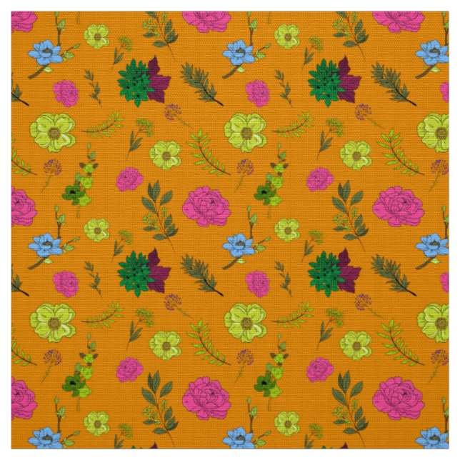 Tissu Conception de la structure florale (Échantillon)
