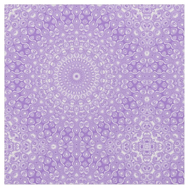 Tissu Conception de motif de mandala améthyste (Fermer)