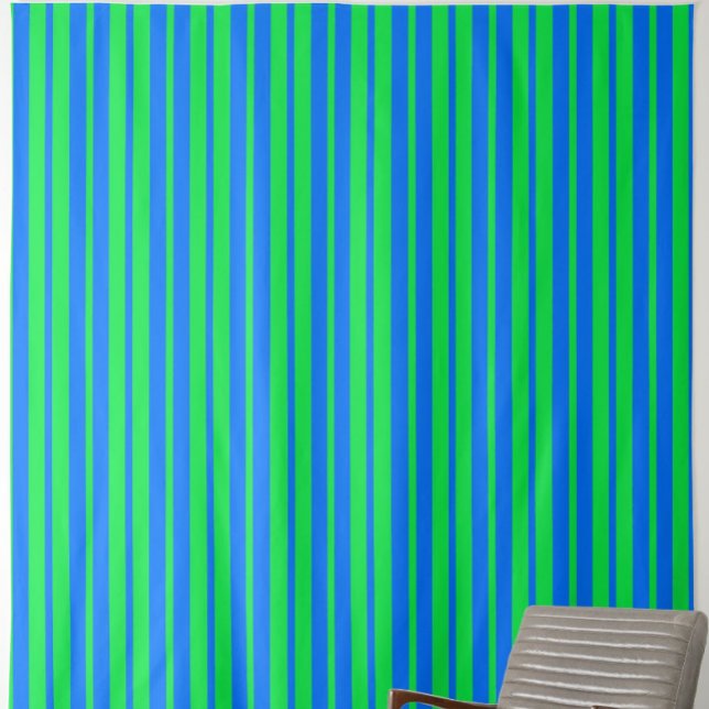 Tissu Conception de motif rayé stylé bleu vert  (Créateur téléchargé)