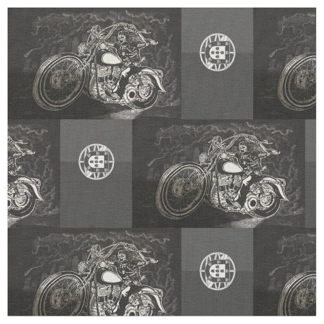 Tissu Conception de motos portugaises (Fermer)