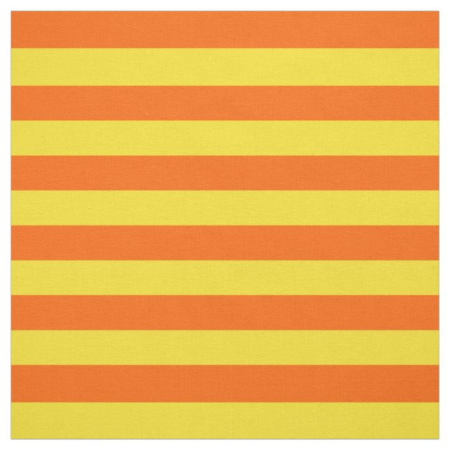 Tissu Conception de rayures jaunes orange  (Échantillon)