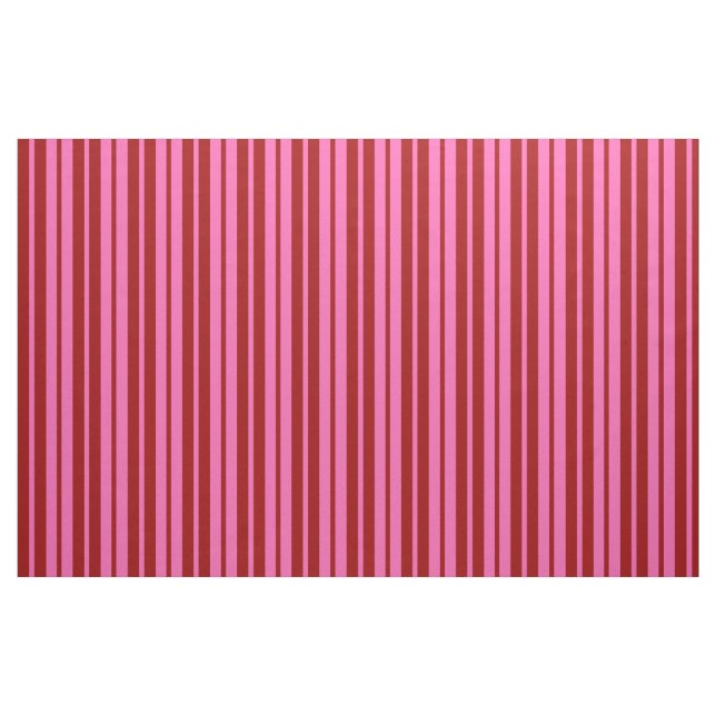 Tissu Conception de rayures rouges bordeaux roses  (Fat Quarter)
