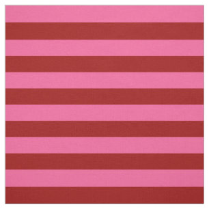 Tissu Conception de rayures rouges roses bordeaux