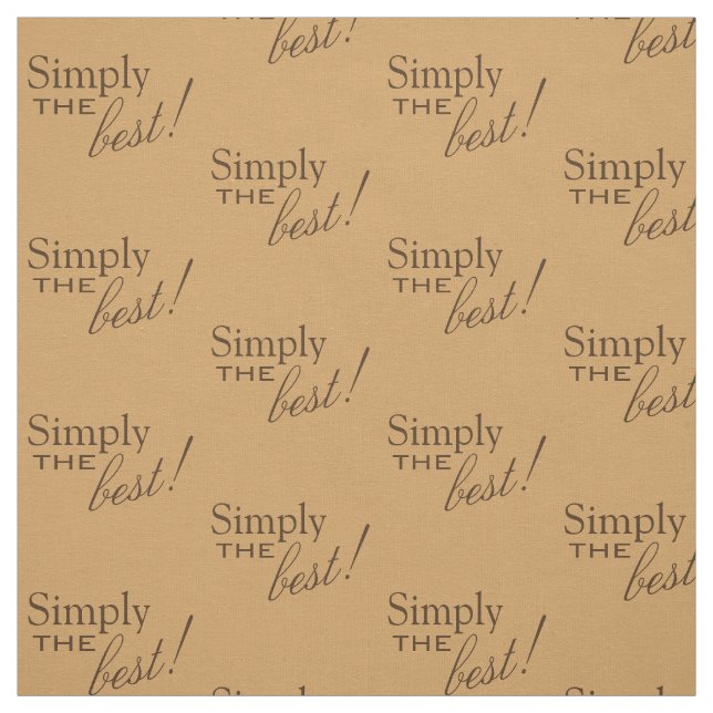 Tissu Conception de texte simple / changement de vos idé (Échantillon)