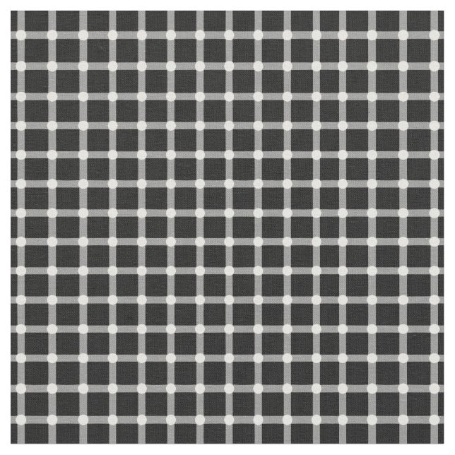 Tissu Conception d'illusion optique disparition des poin (Fermer)