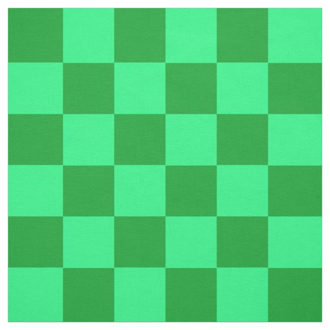 Tissu Conception du vérificateur vert clair et foncé (Échantillon)